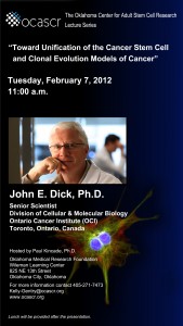 John E. Dick seminar 02/07/12